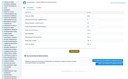 Wet Networks Management — Advanced - Dolibarr