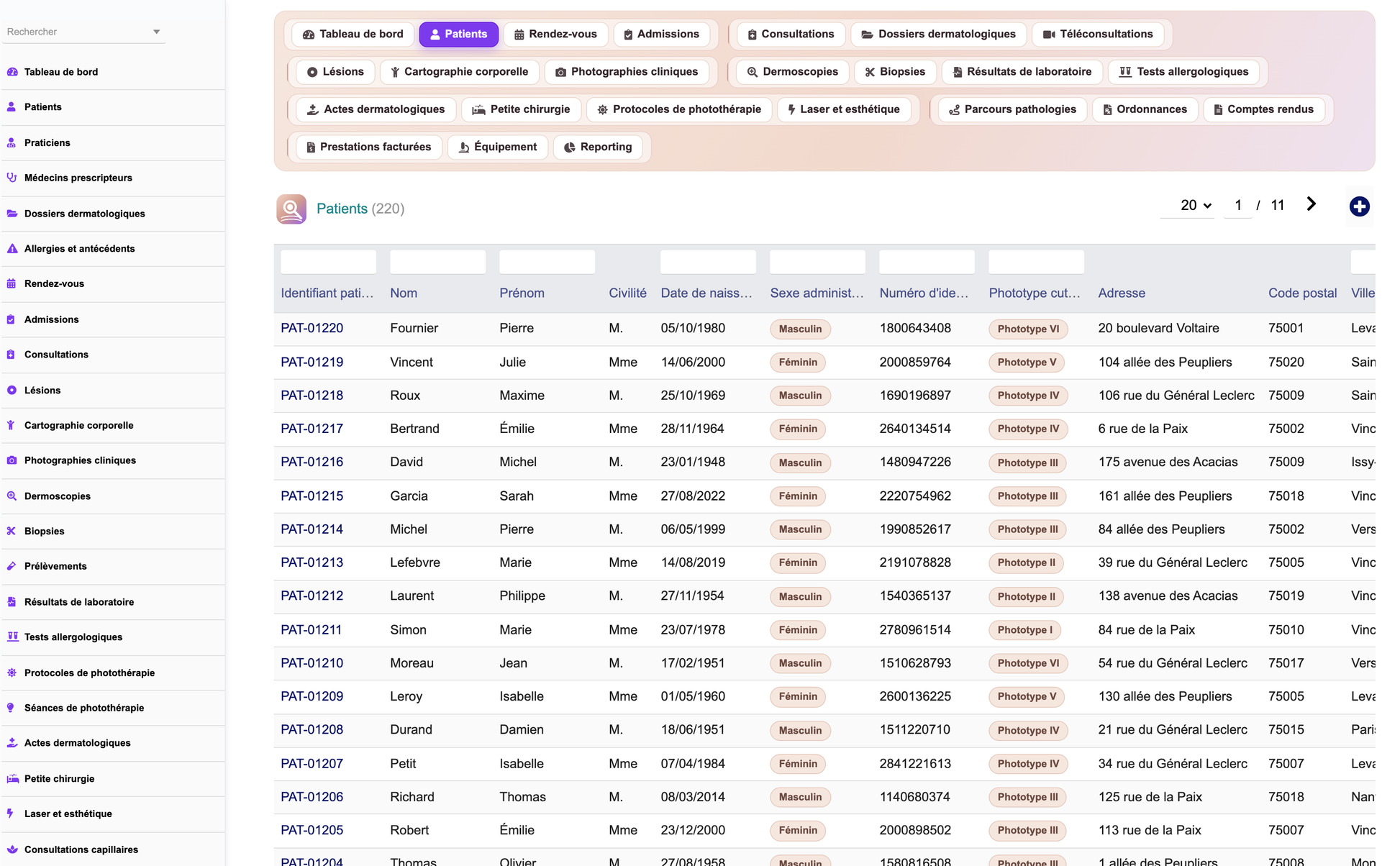 DoliResources - Dolibarr - 02_patients_list_5f882508-d76a-45b3-b333-ea0c18732cda
