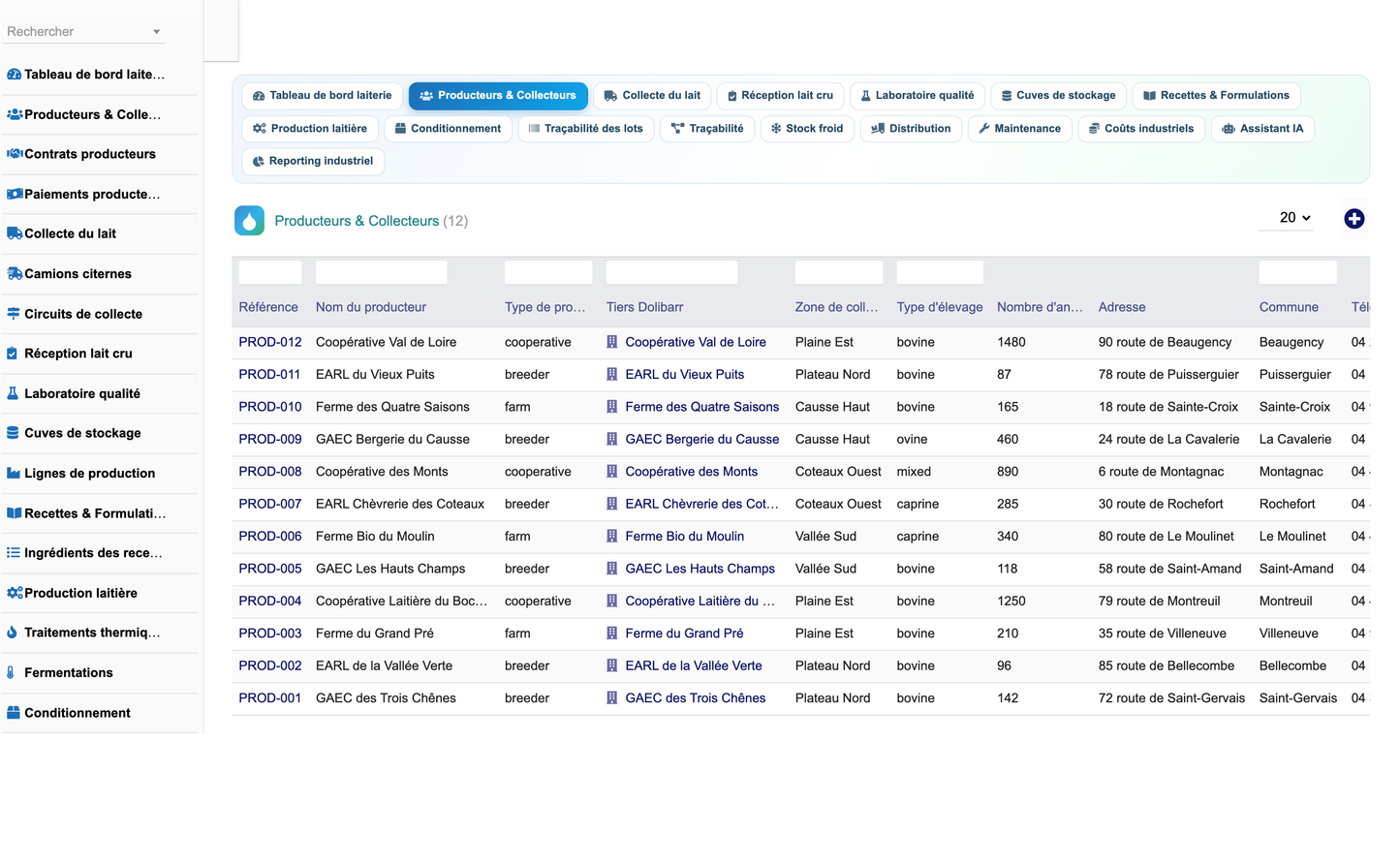 DoliResources - Dolibarr - 02_producteurs_liste
