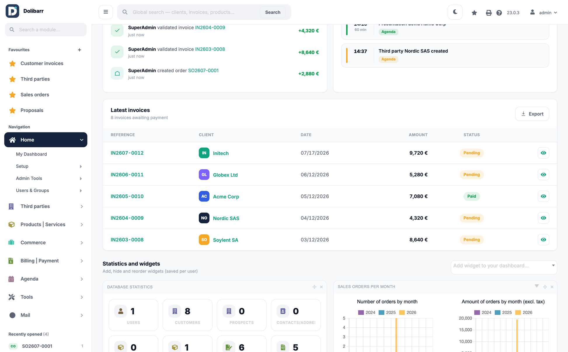DoliResources - Dolibarr - 03_dashboard_light_activity_agenda