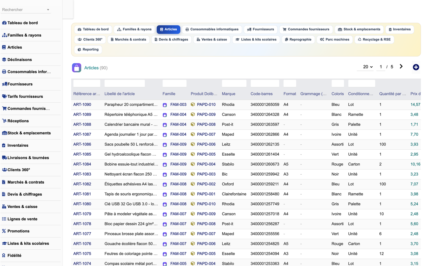 DoliResources - Dolibarr - 03_liste_articles