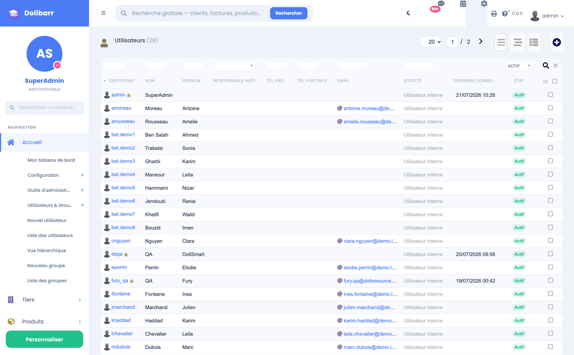 DoliResources - Dolibarr - 05-teachers