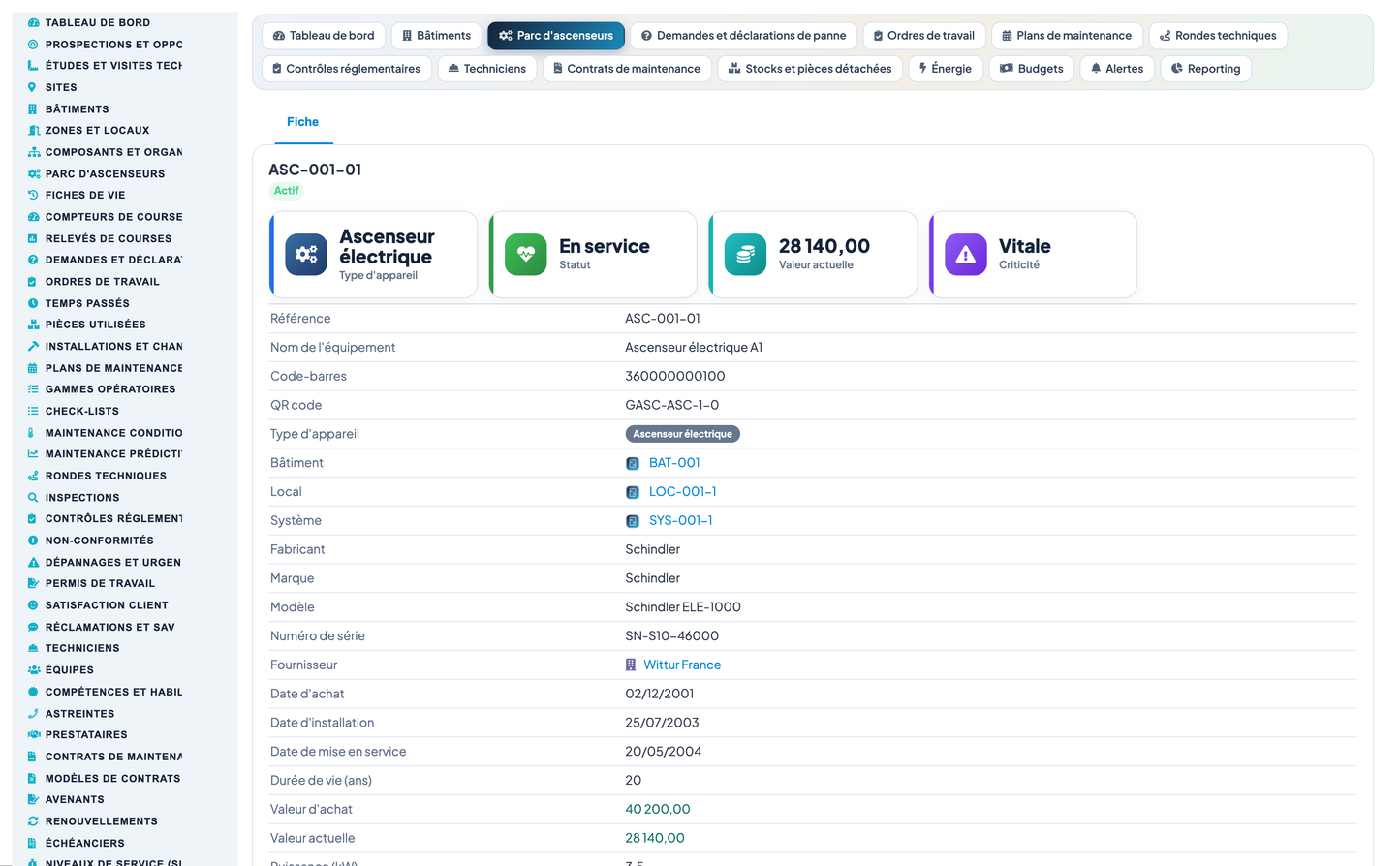 Elevator & Vertical-Transport Management for Dolibarr