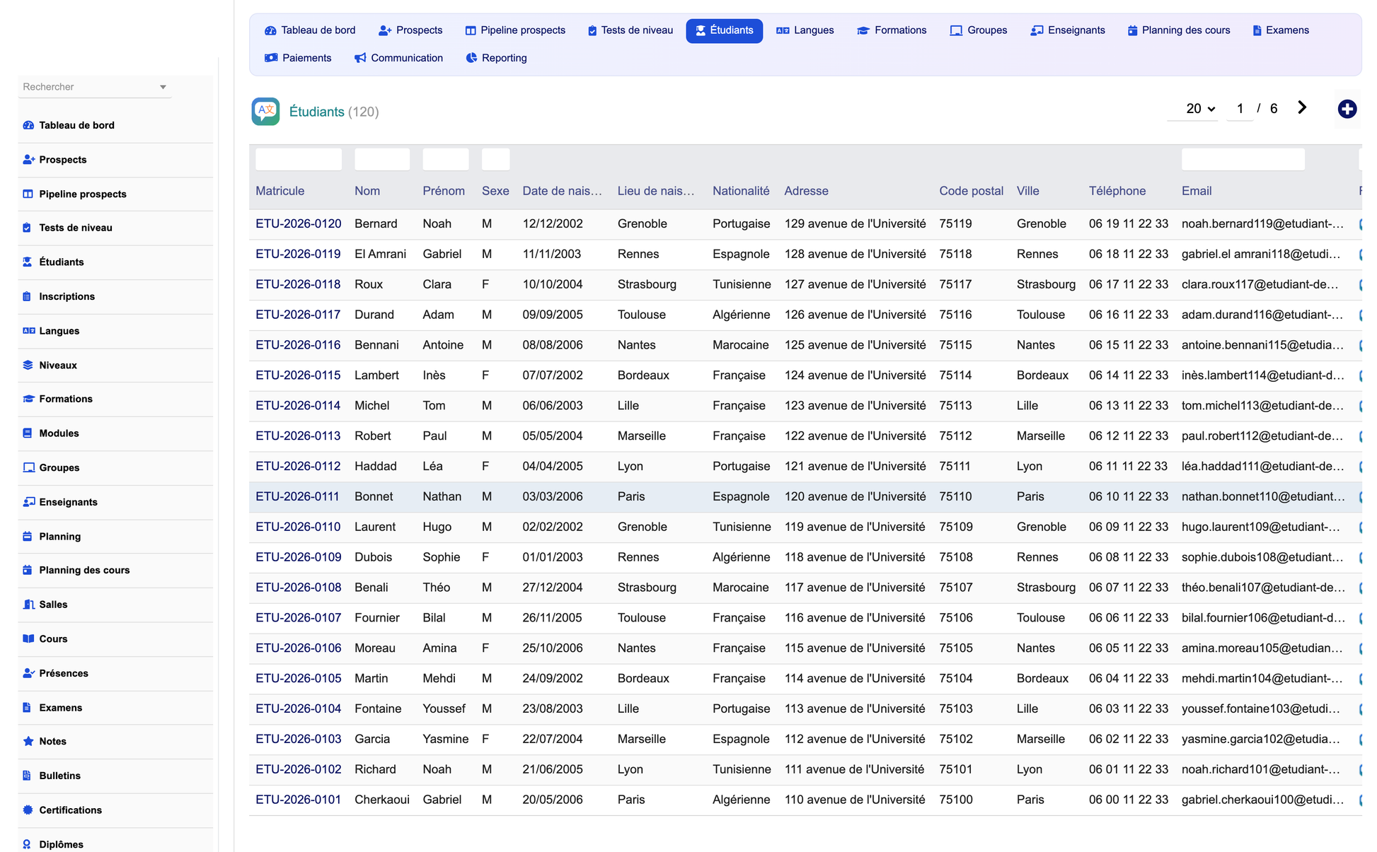 DoliResources - Dolibarr - 05_students
