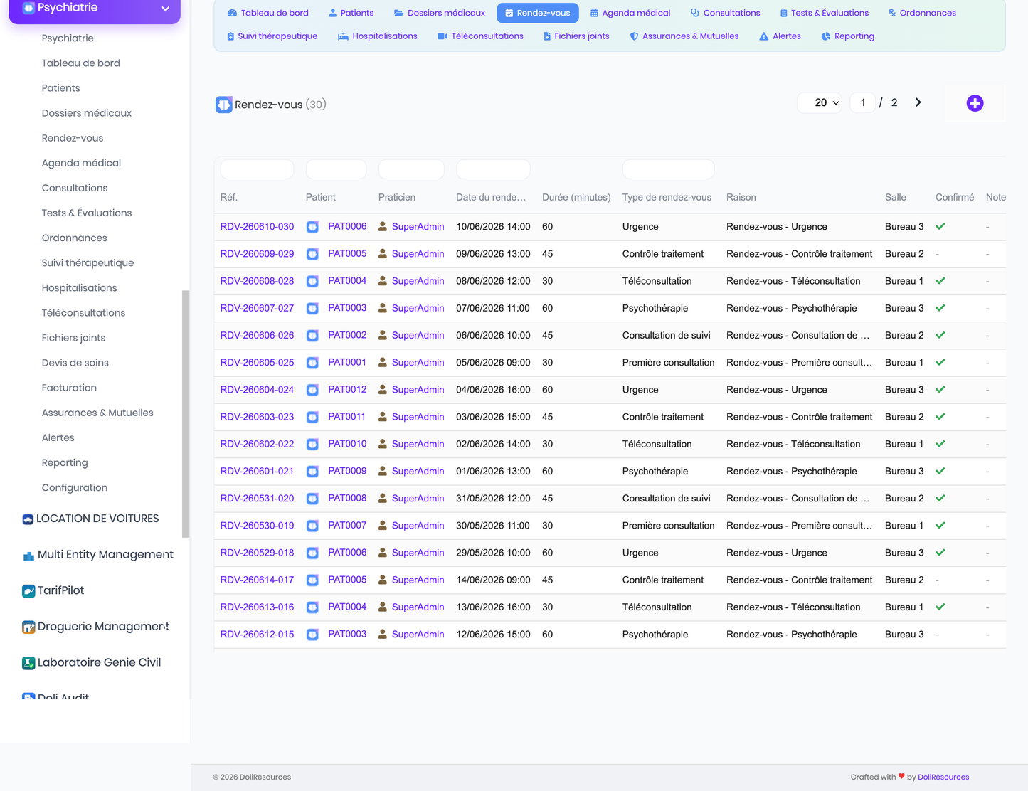 DoliResources - Dolibarr - 06_appointments_list_1a67536c-e4bd-4e8a-a00b-1fc8a048154a