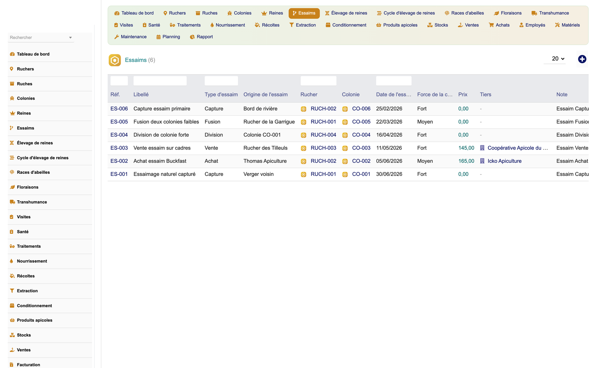 DoliResources - Dolibarr - 06_essaims