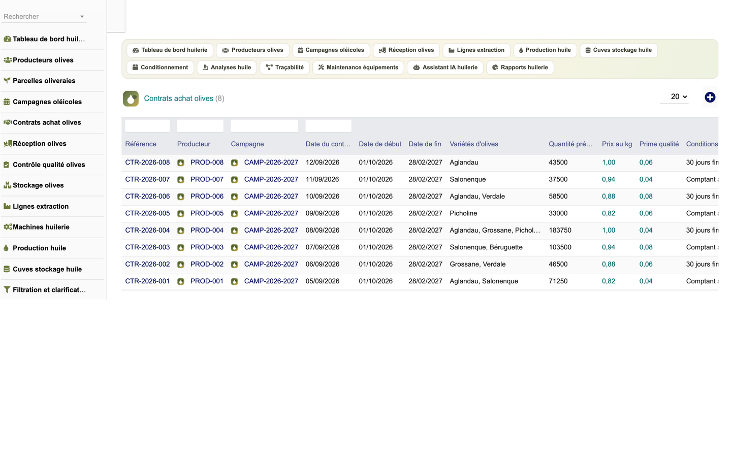 DoliResources - Dolibarr - 07_contrats_achat_olives