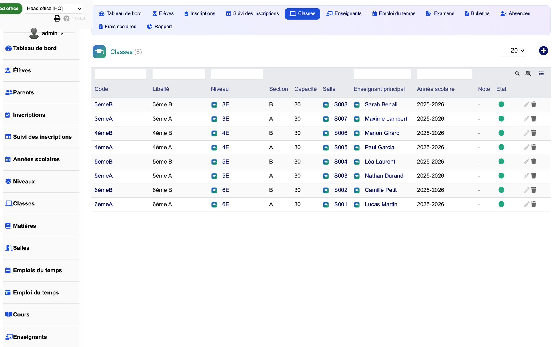 DoliResources - Dolibarr - 07_liste_classes