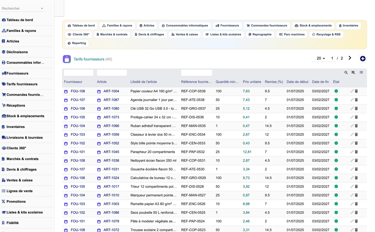 DoliResources - Dolibarr - 07_liste_tarifs_fournisseurs