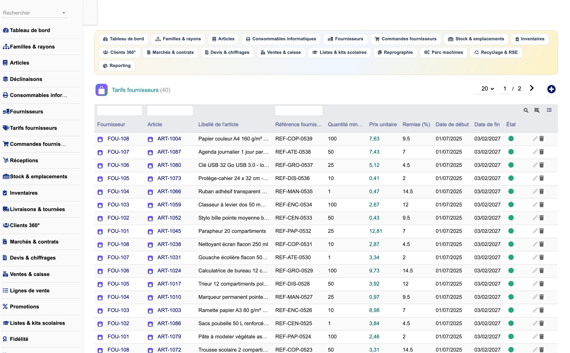 DoliResources - Dolibarr - 07_liste_tarifs_fournisseurs