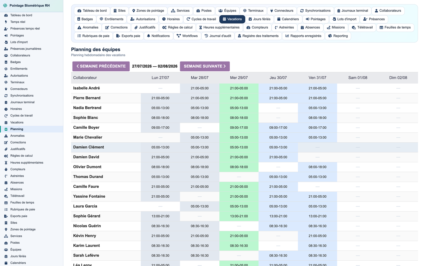 Biometric Time & Attendance Management - Dolibarr