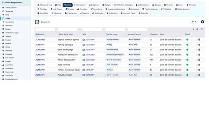 HR Badge, Time & Attendance Management - Dolibarr