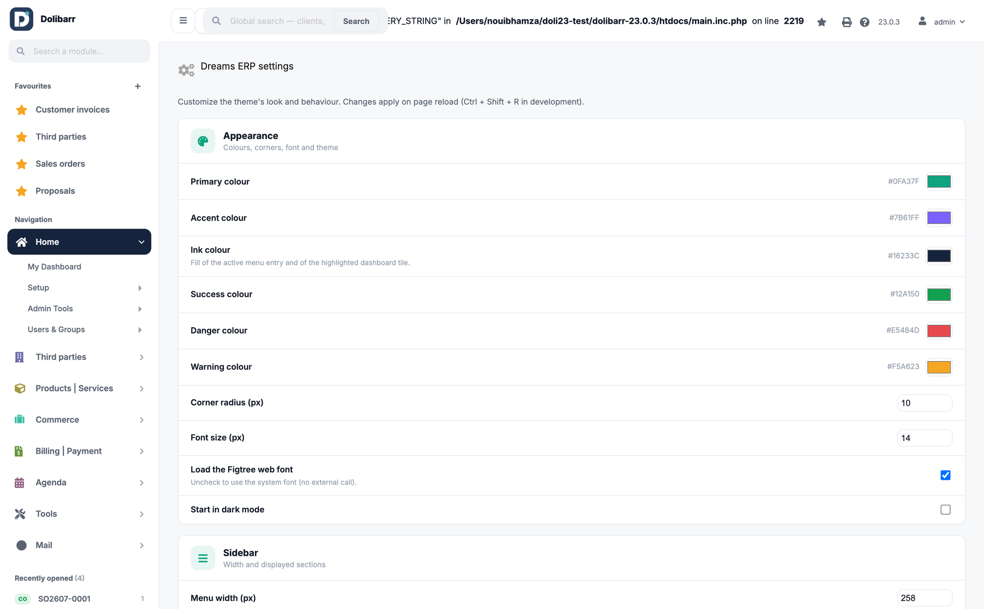 DoliResources - Dolibarr - 09_configuration_page
