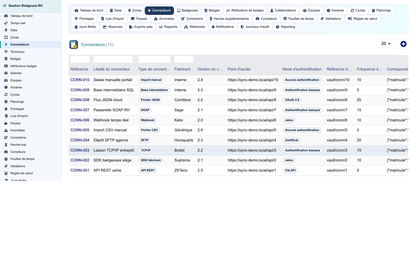 HR Badge, Time & Attendance Management - Dolibarr
