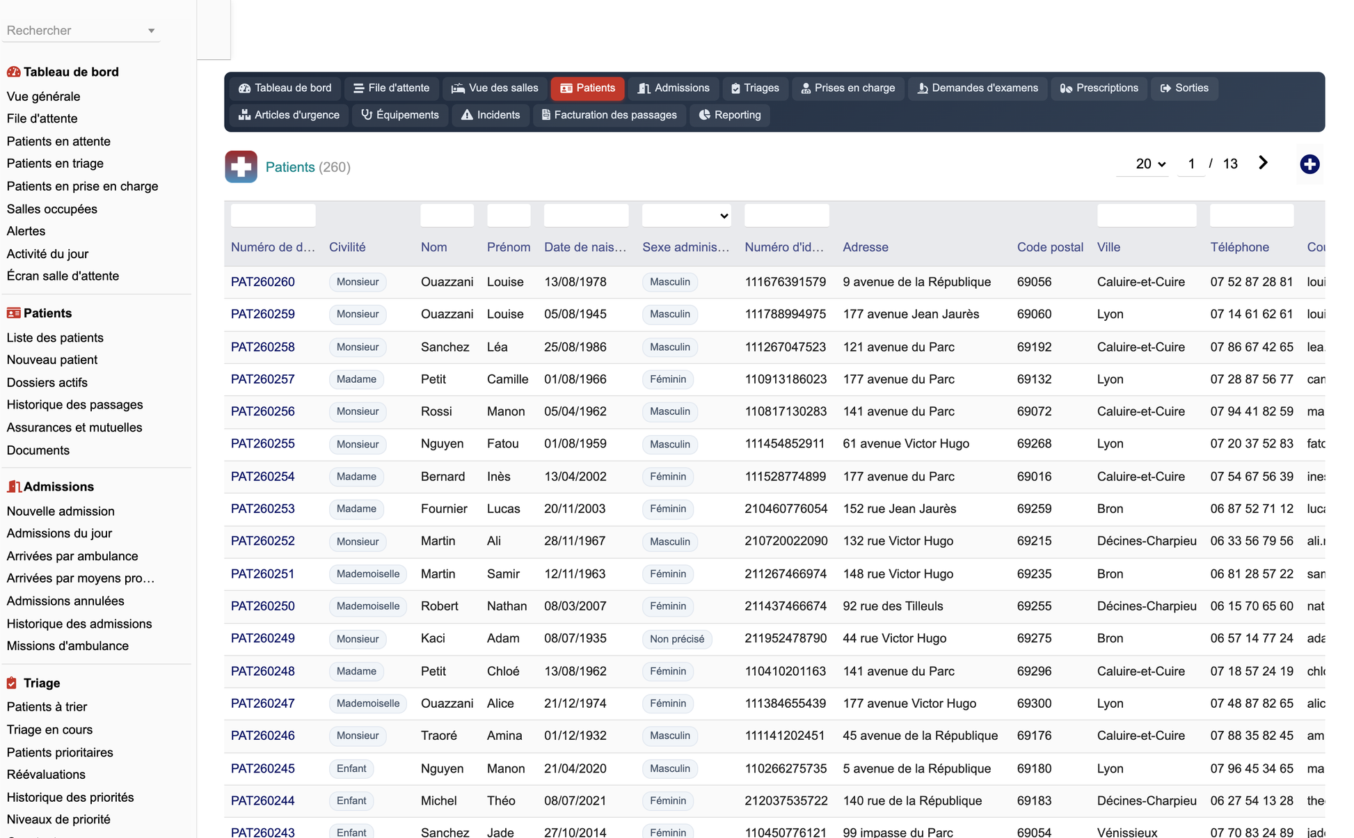 DoliResources - Dolibarr - 09_liste_patients