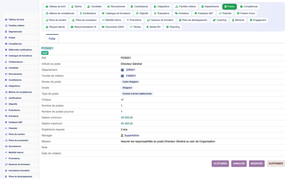 HR Performance Evaluation Management - Dolibarr