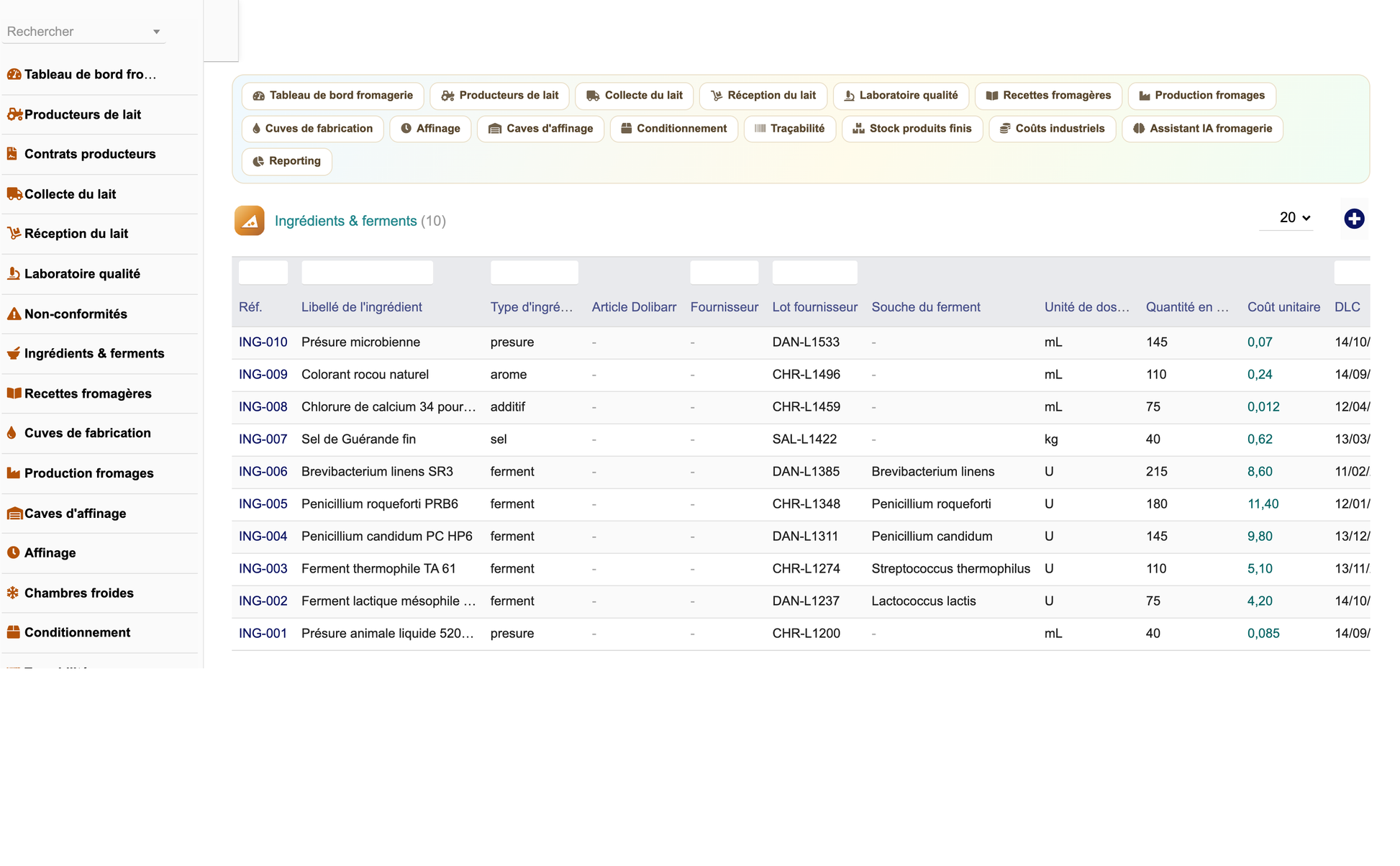 DoliResources - Dolibarr - 10_ingredients_et_ferments