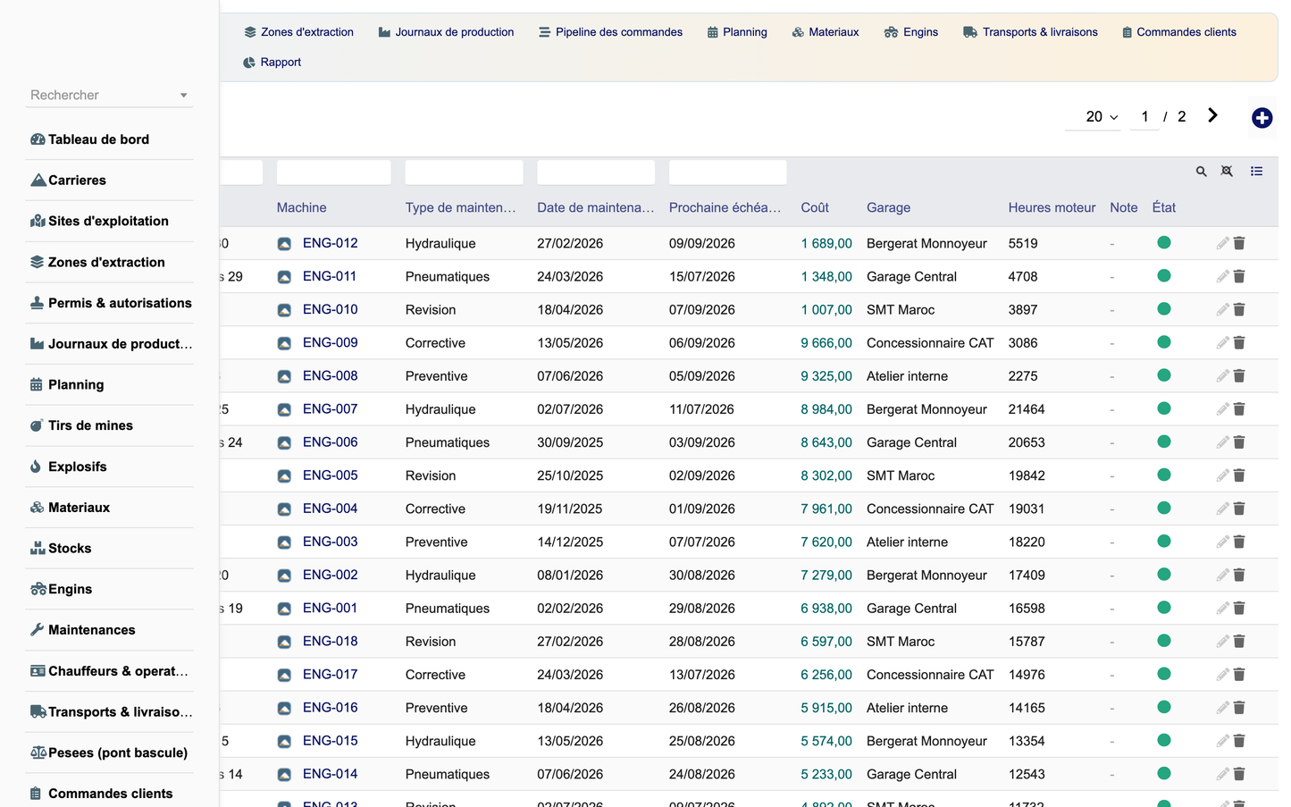 DoliResources - Dolibarr - 10_maintenance_list