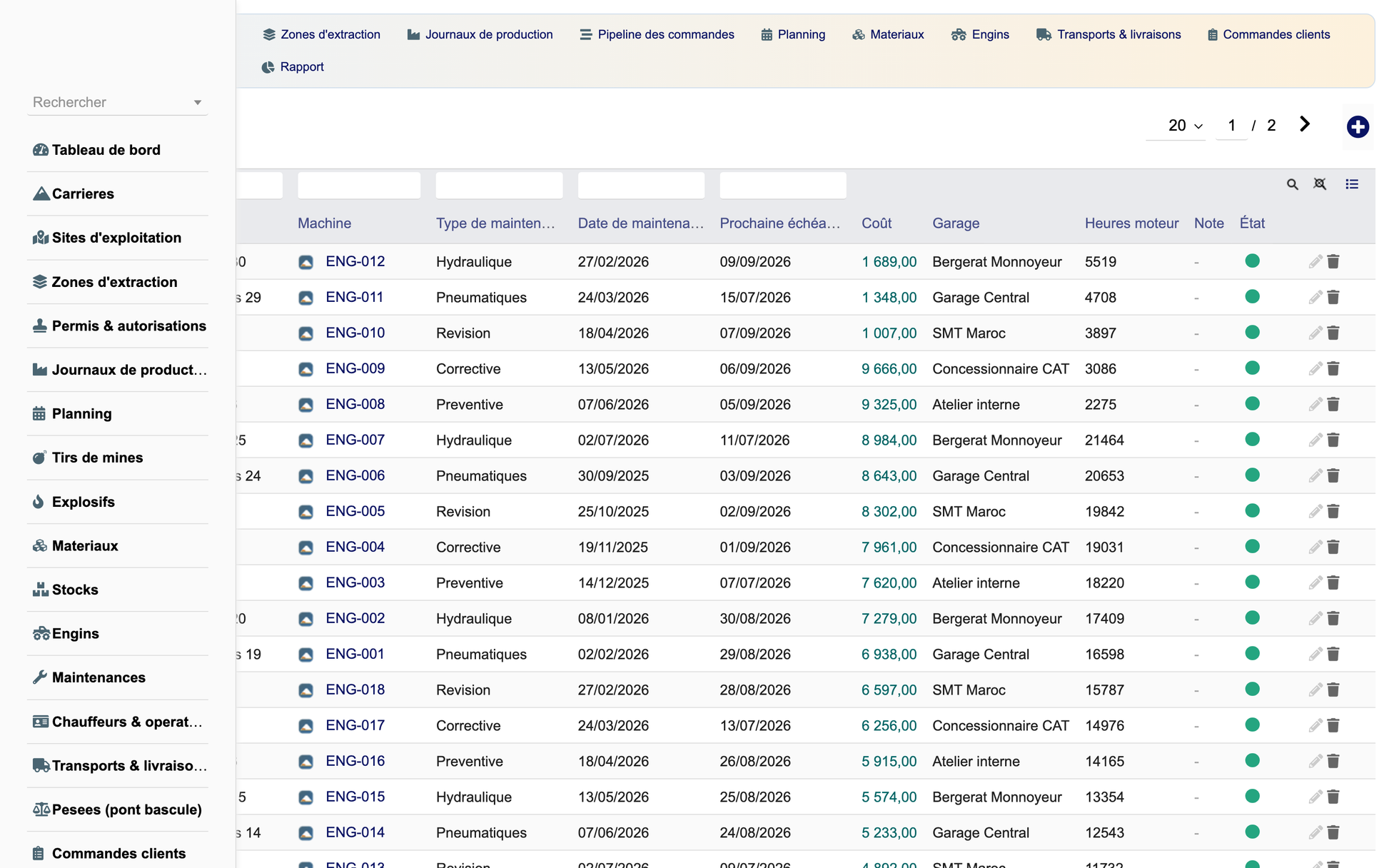 DoliResources - Dolibarr - 10_maintenance_list