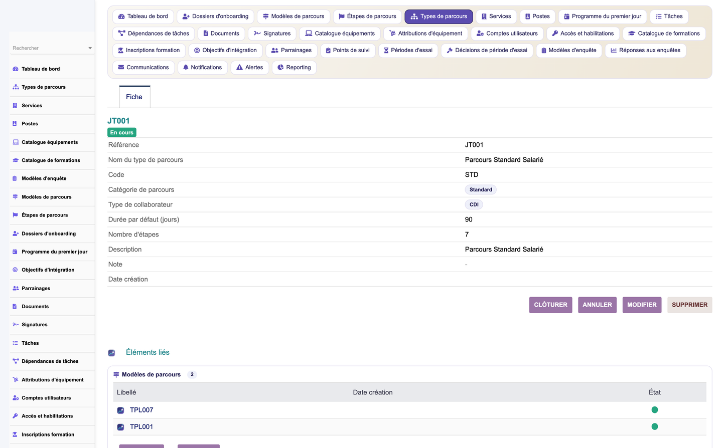HR Onboarding Management  - Dolibarr