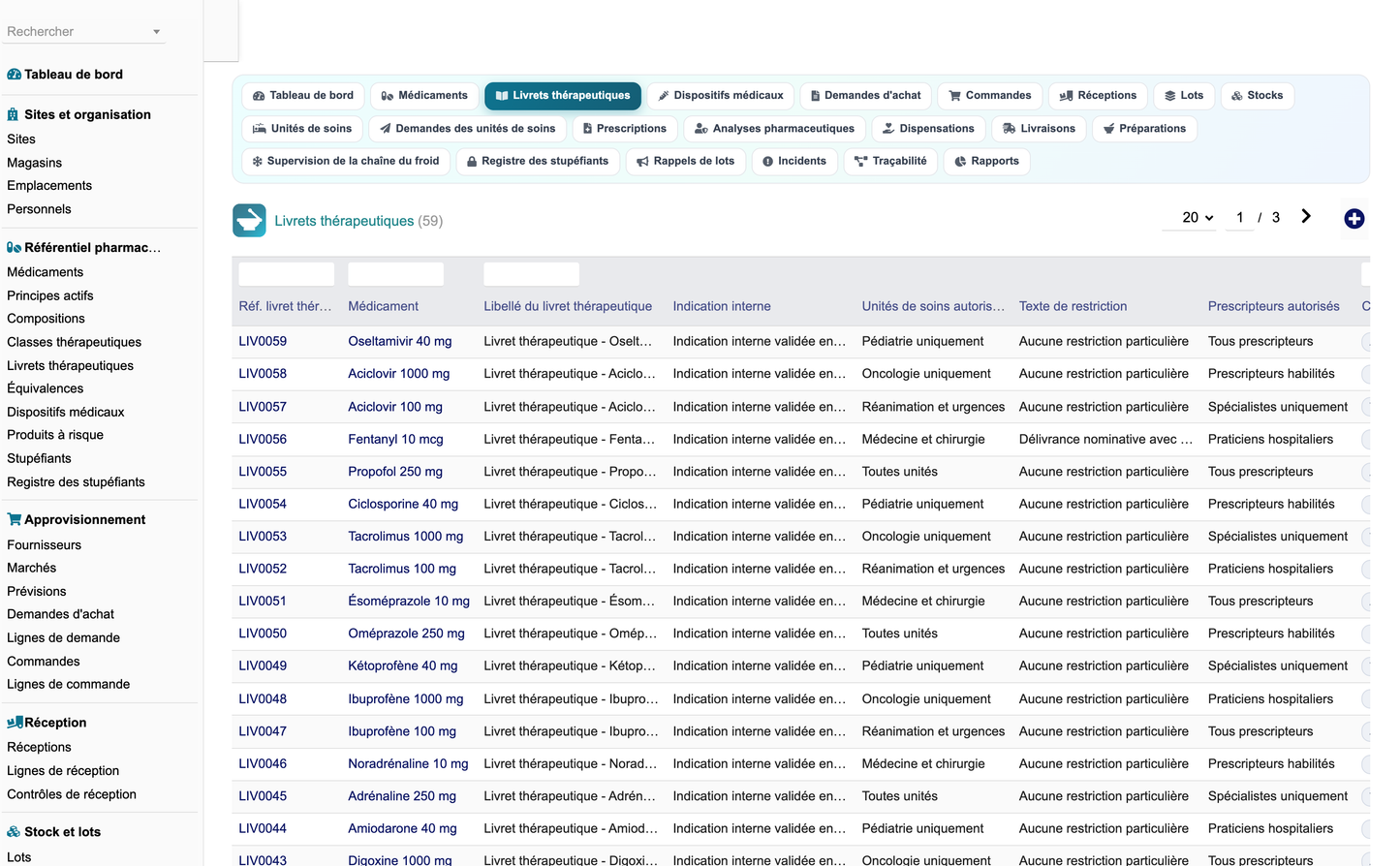 DoliResources - Dolibarr - 11_livret_therapeutique