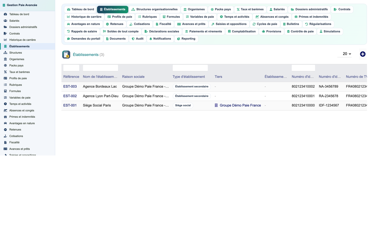 Advanced Payroll Management - Dolibarr