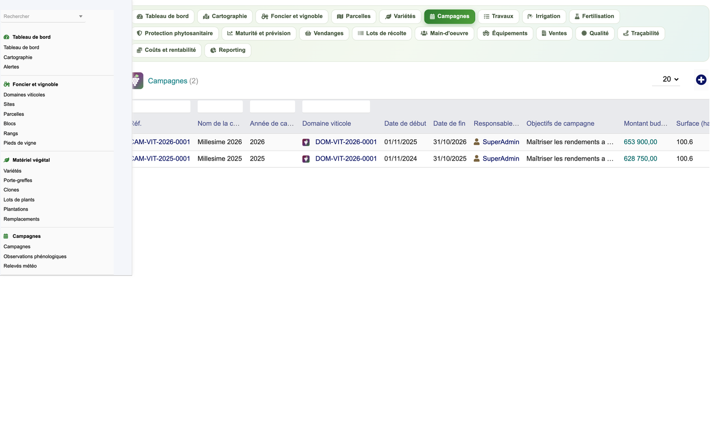 DoliResources - Dolibarr - 13_campagnes_liste