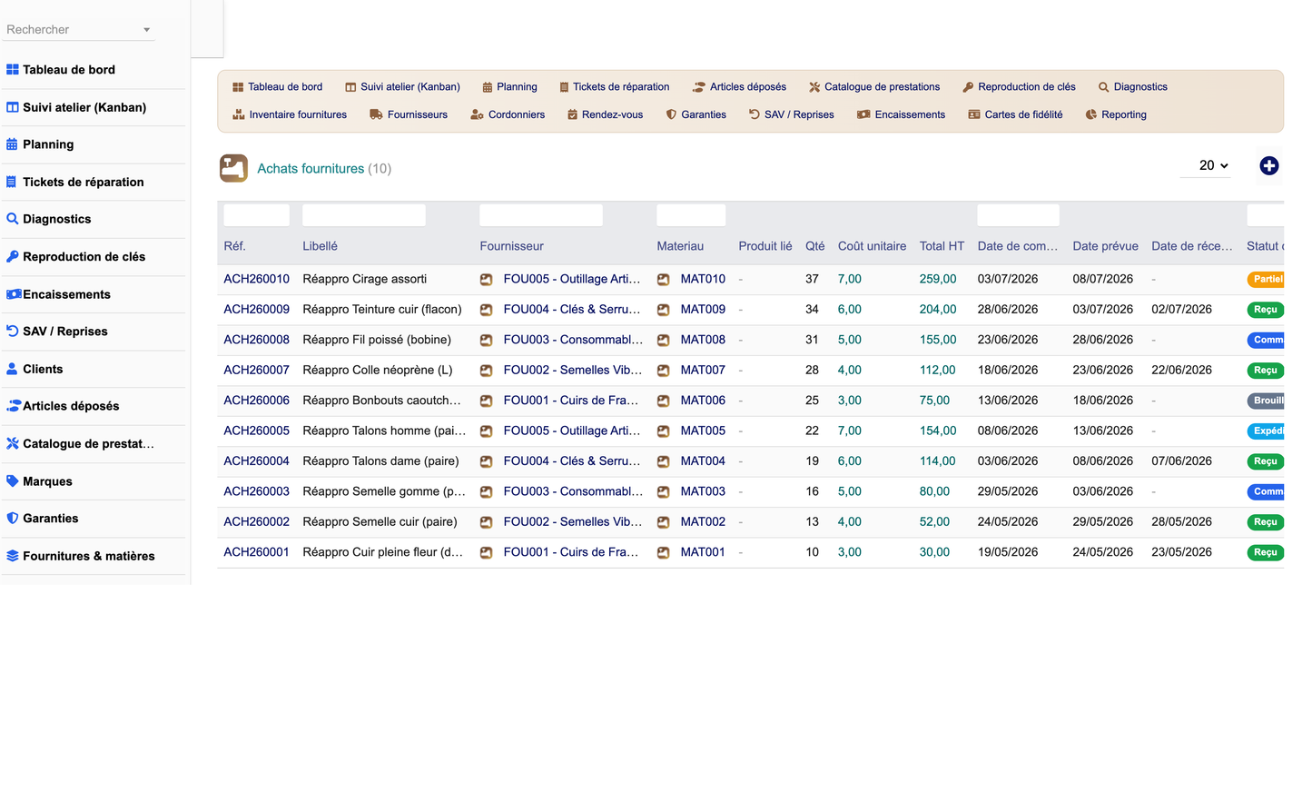 DoliResources - Dolibarr - 14_achats_fournitures