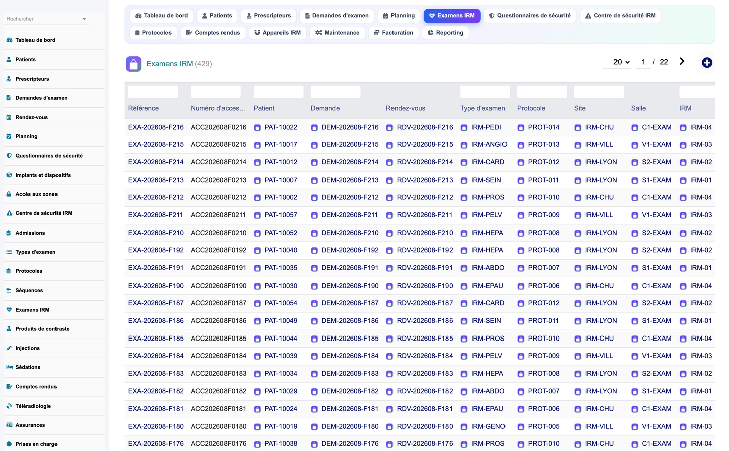 DoliResources - Dolibarr - 14_exams_list