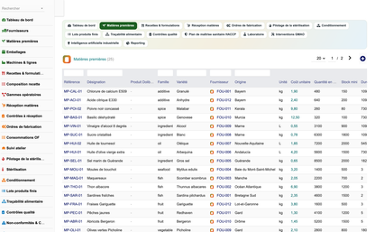 DoliResources - Dolibarr - 14_matieres_premieres_liste