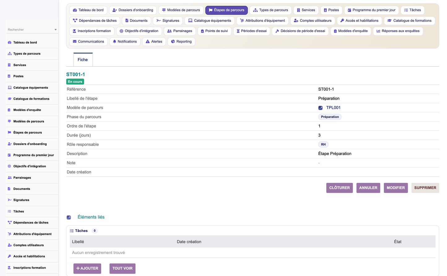 HR Onboarding Management  - Dolibarr