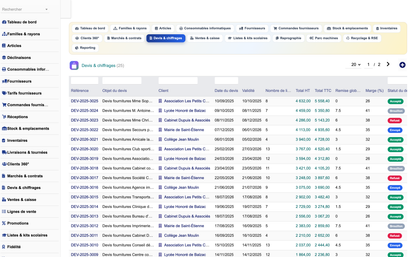 DoliResources - Dolibarr - 15_liste_devis_chiffrages
