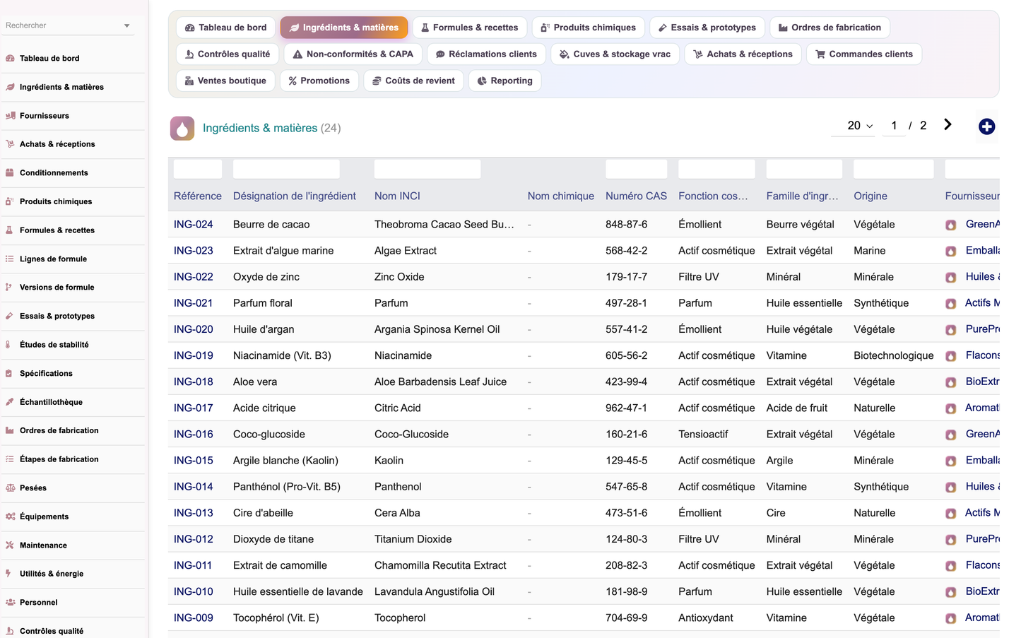 A complete Cosmetics ERP module for Dolibarr