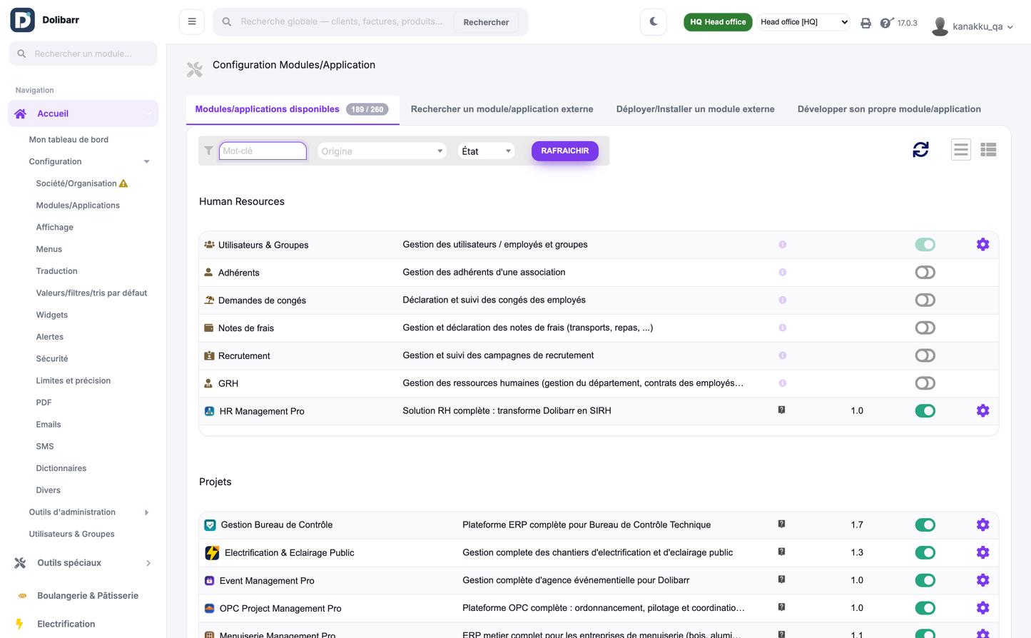 DoliResources - Dolibarr - 17_admin_modules