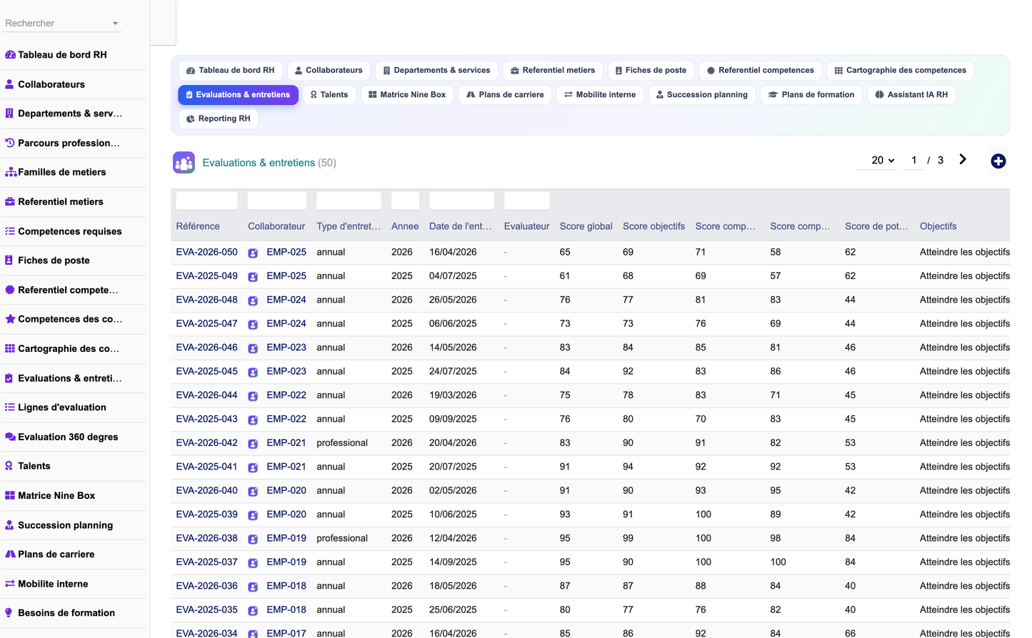 DoliResources - Dolibarr - 17_evaluations_entretiens