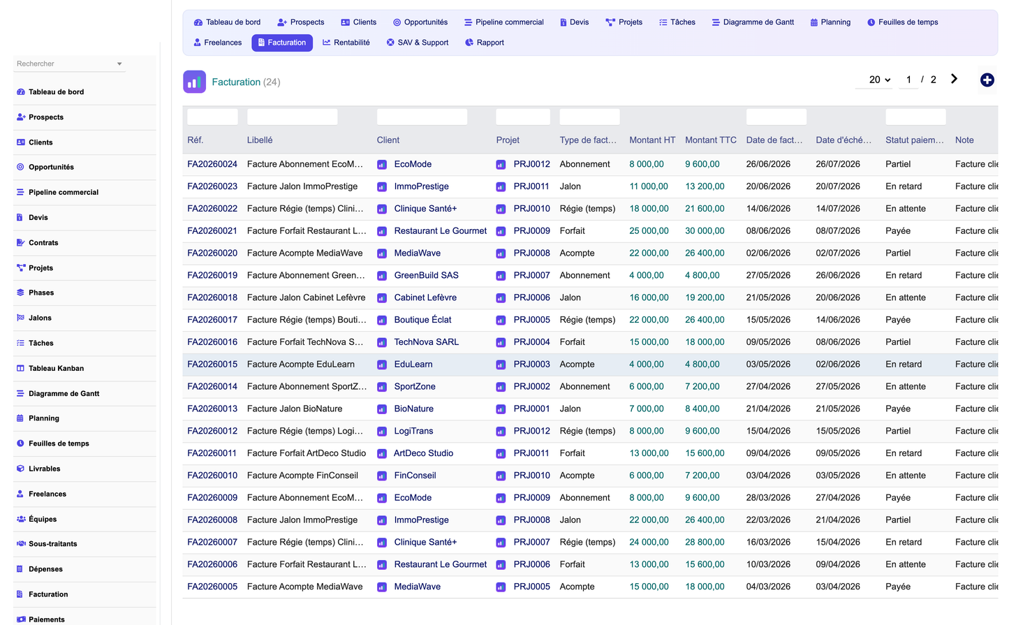 DoliResources - Dolibarr - 17_invoices_list