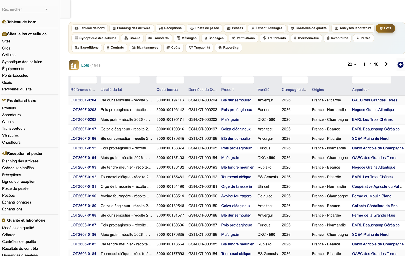 DoliResources - Dolibarr - 17_liste_lots