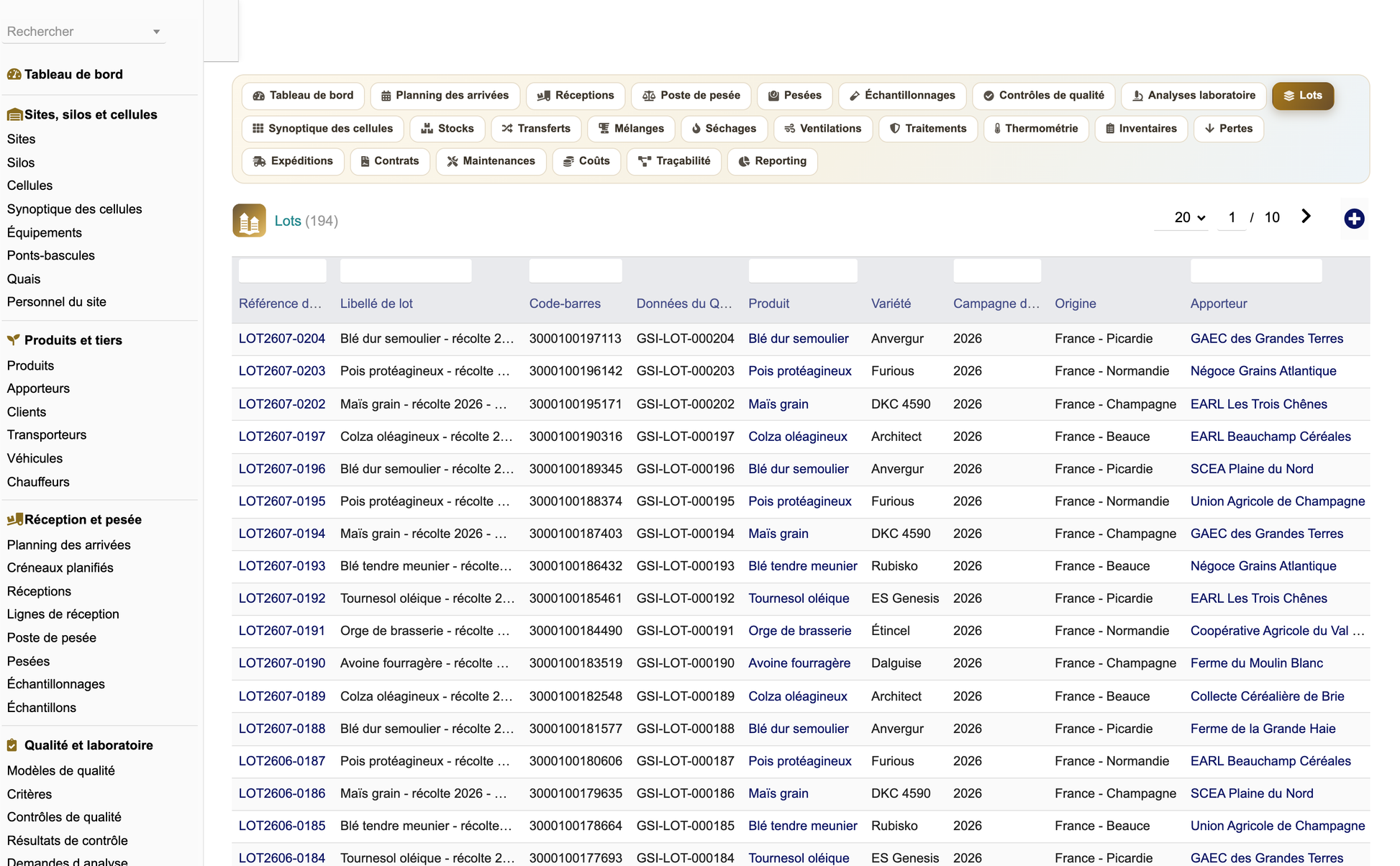 DoliResources - Dolibarr - 17_liste_lots