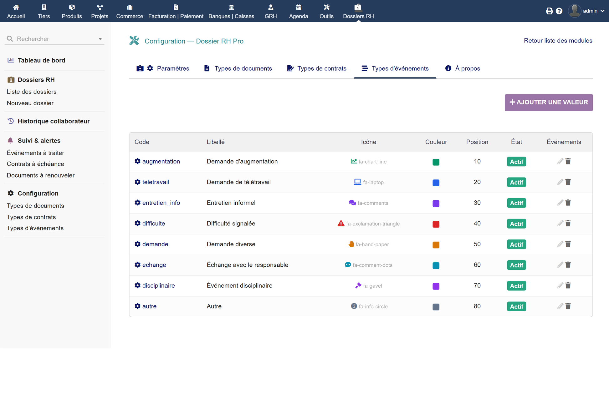 DoliResources - Dolibarr - 18_config_types_evenements