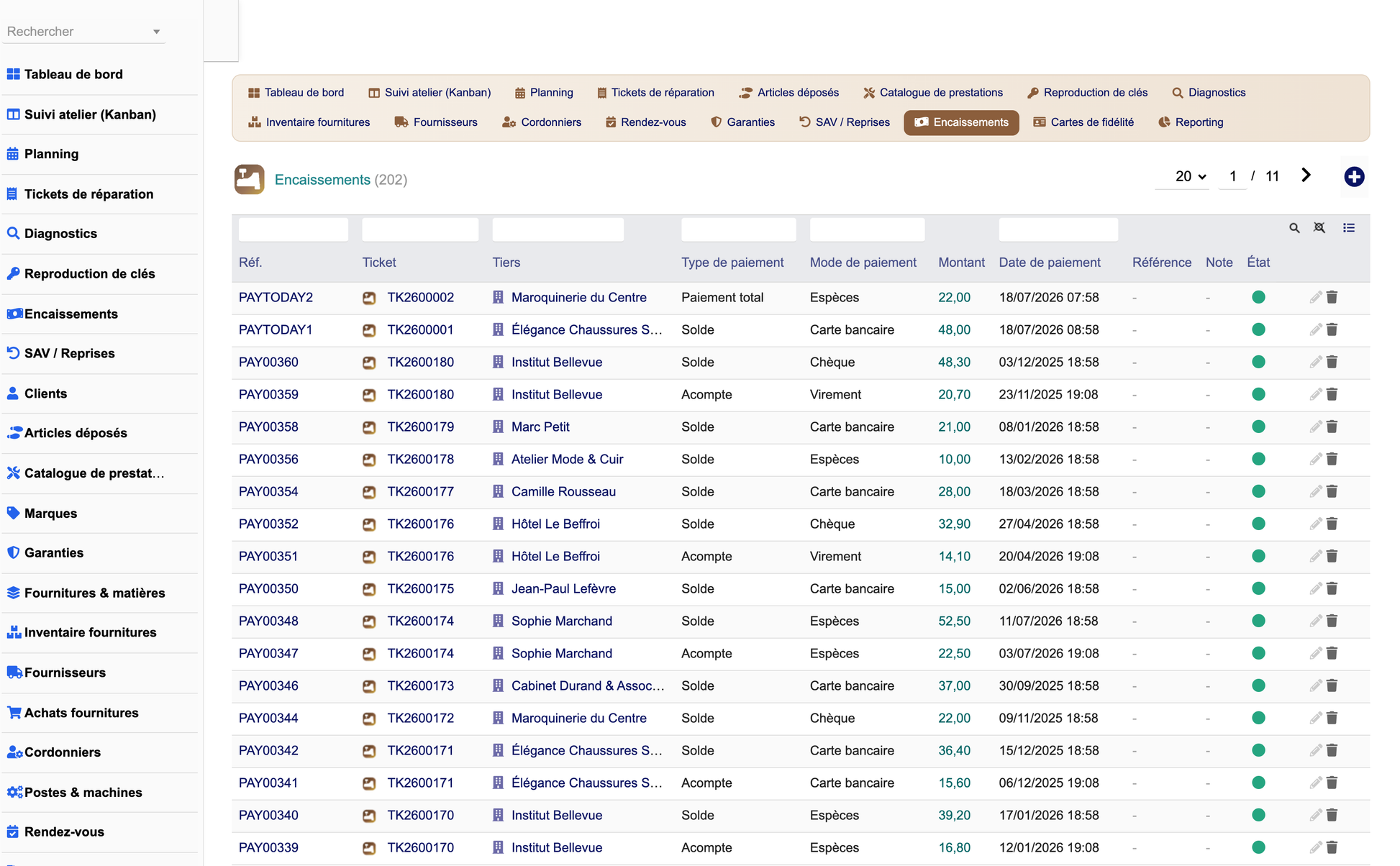DoliResources - Dolibarr - 18_encaissements