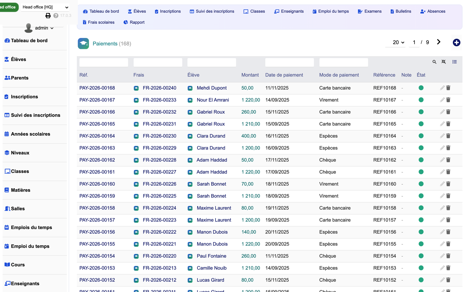 DoliResources - Dolibarr - 18_liste_paiements