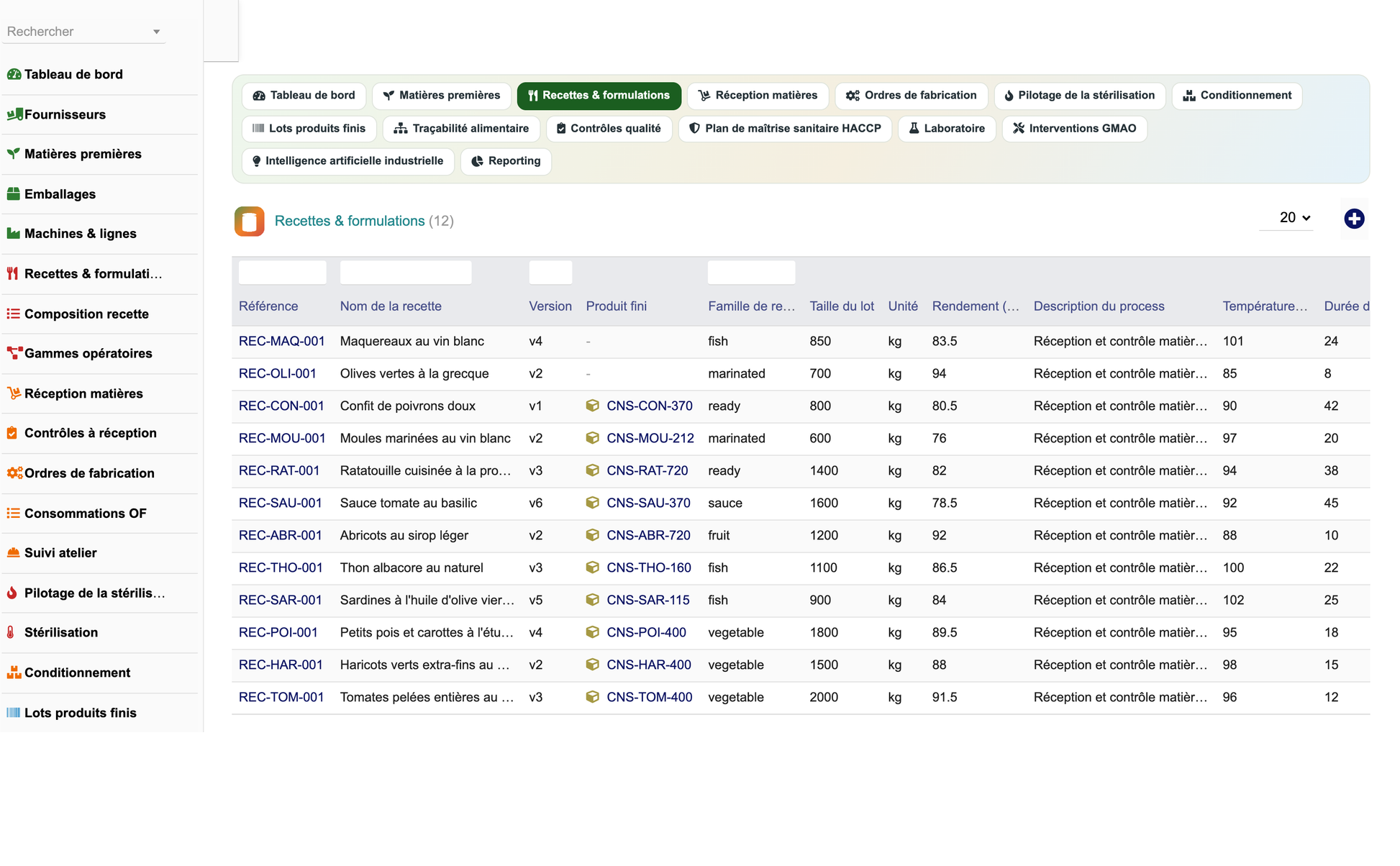 DoliResources - Dolibarr - 19_recettes_liste