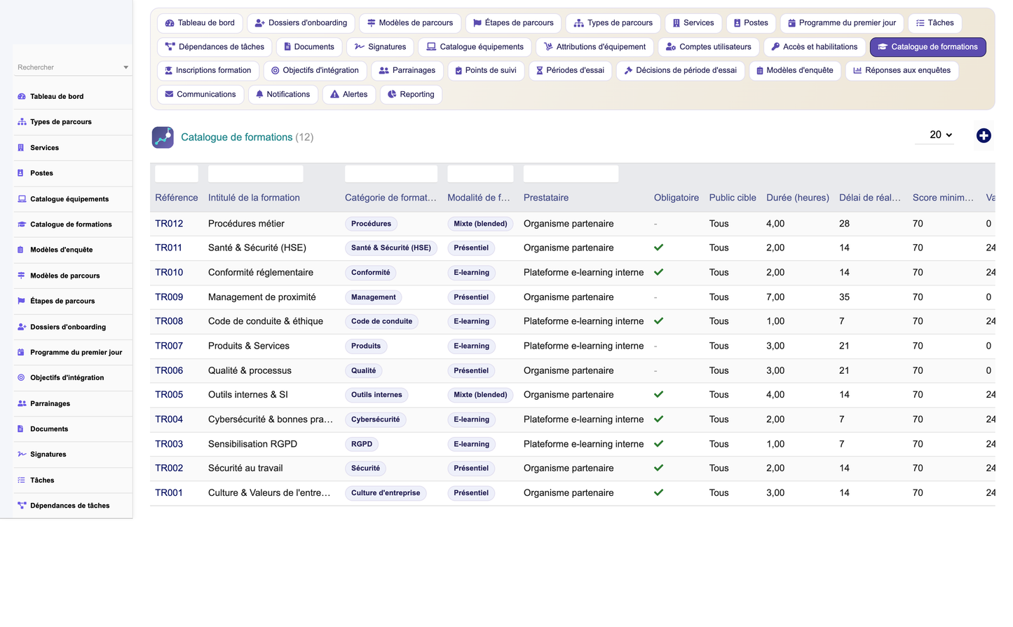 HR Onboarding Management  - Dolibarr