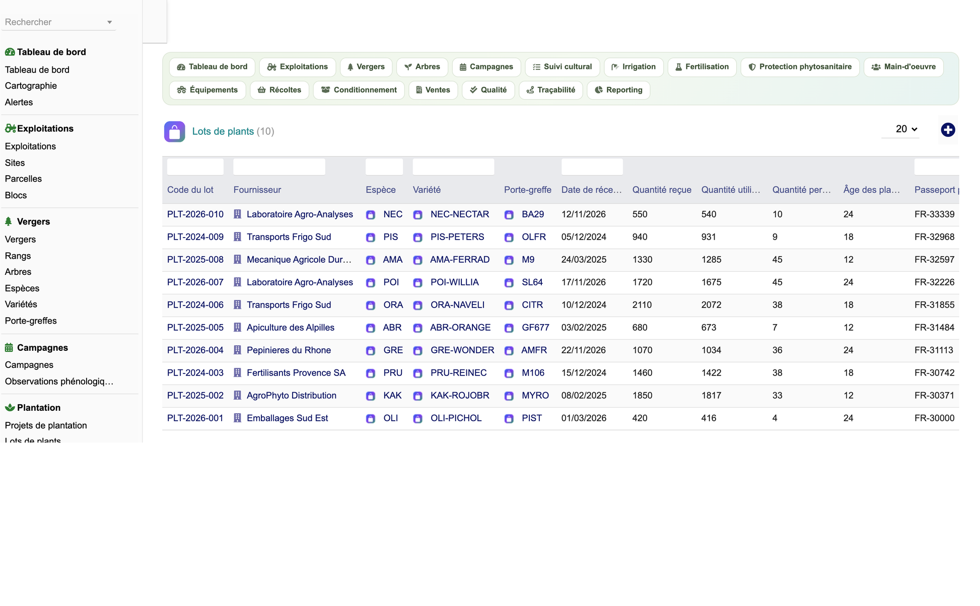DoliResources - Dolibarr - 22_lots_de_plants