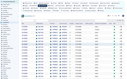 Biometric Time & Attendance Management - Dolibarr