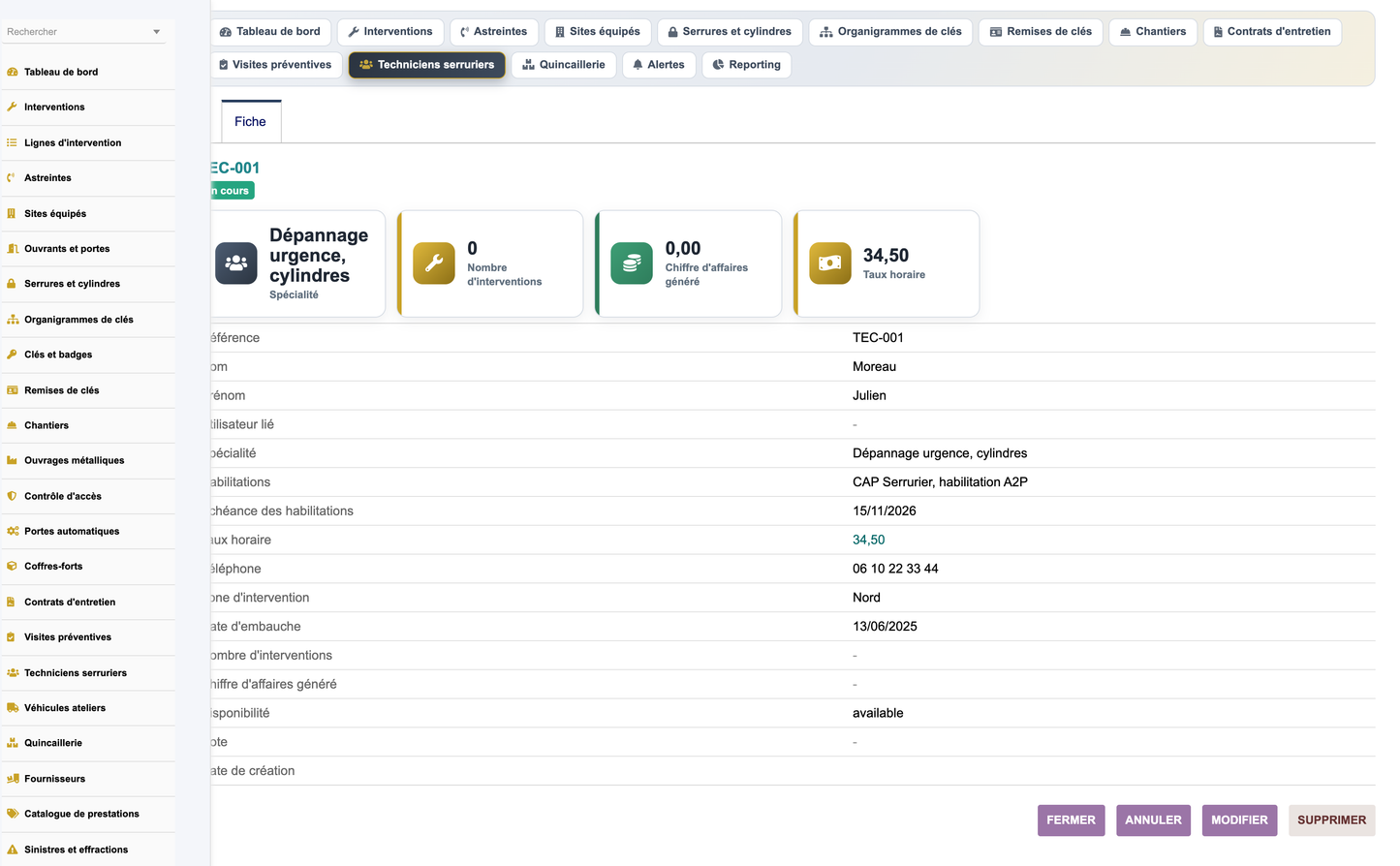 DoliResources - Dolibarr - 24_technicien_fiche