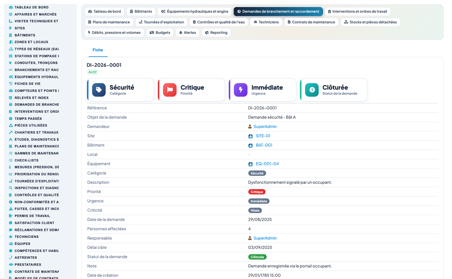 Wet Networks Management — Advanced - Dolibarr