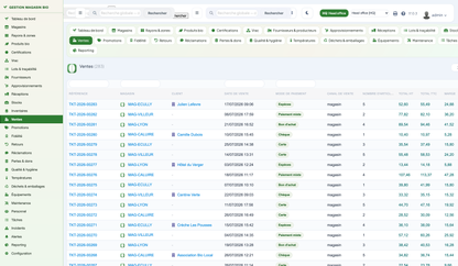 Organic Store Management for Dolibarr