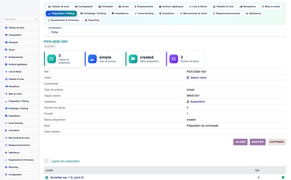 Advanced Warehouse Management System - Dolibarr