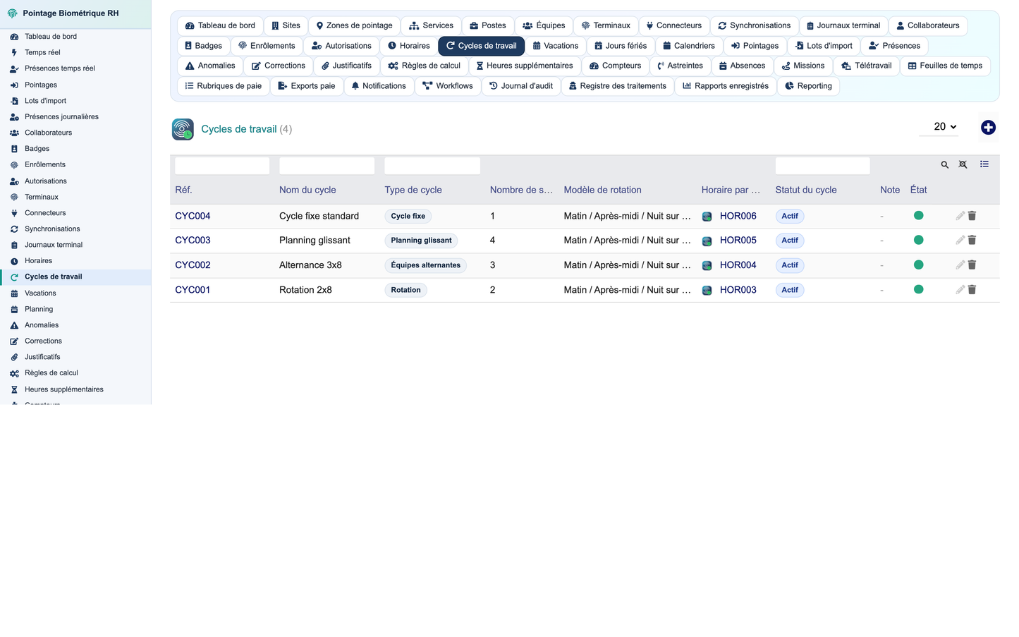 Biometric Time & Attendance Management - Dolibarr